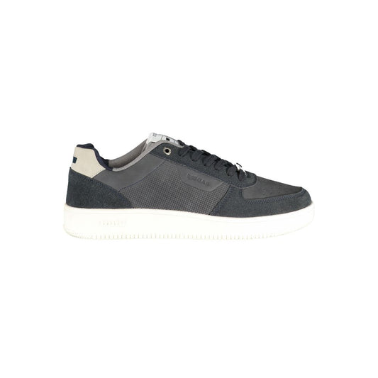 Gas Blu Polyurethane Men Sneaker - Kevin Mix