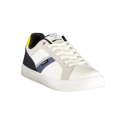 GAS White Polyurethane Men's Sneaker - Donald LTX