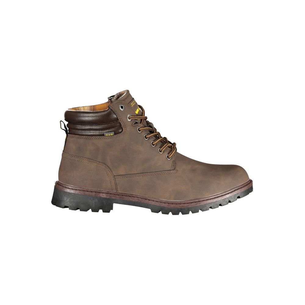 GAS Marrone Poliuretano Men's Sneaker Boot