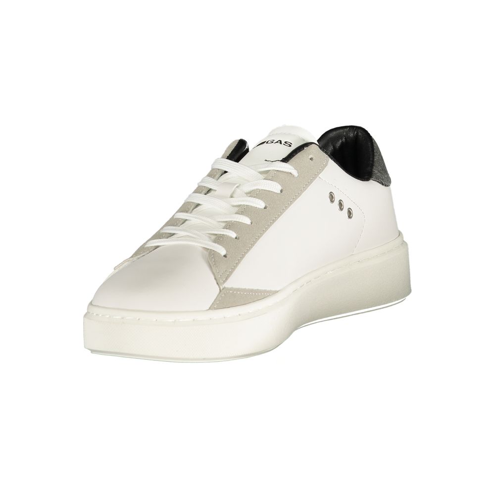 GAS Bianco Polyurethane Men Sneaker - LEONARD MIX