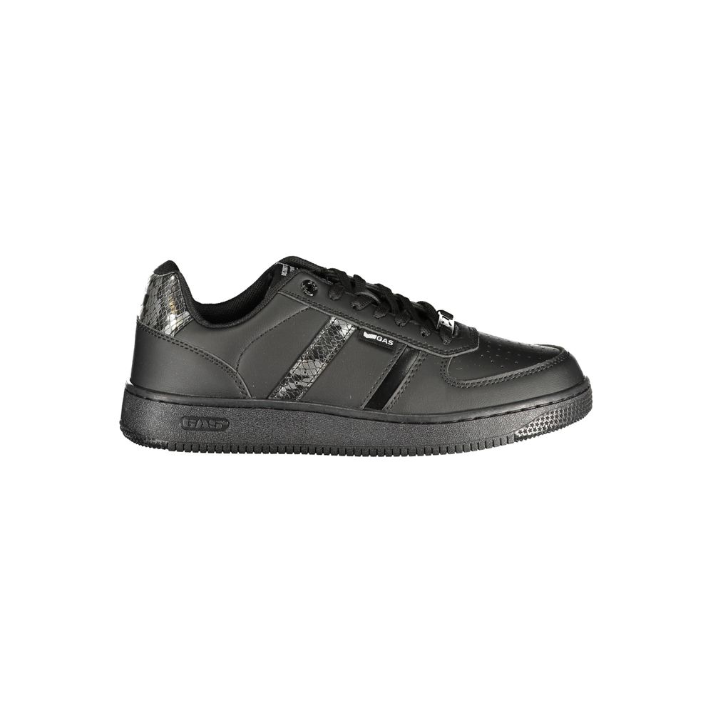 GAS LUCY LTX Black Polyurethane Women's Sneakers