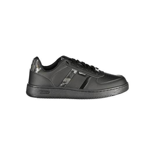 GAS LUCY LTX Black Polyurethane Women's Sneakers
