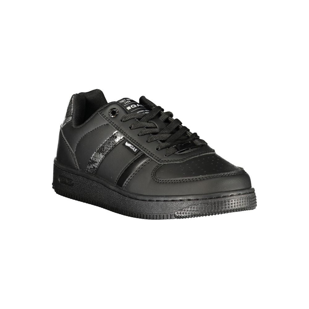 GAS LUCY LTX Black Polyurethane Women's Sneakers