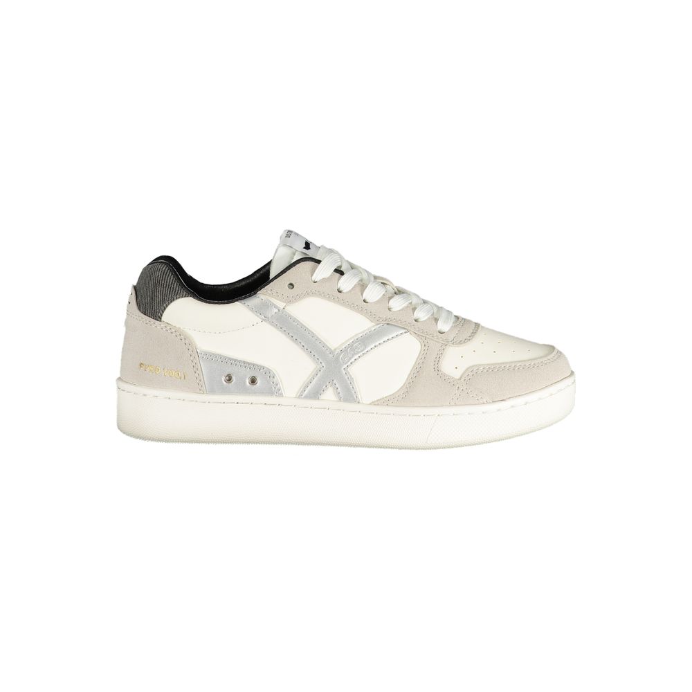 GAS PYRO MIX Women’s Sneakers in White Polyurethane