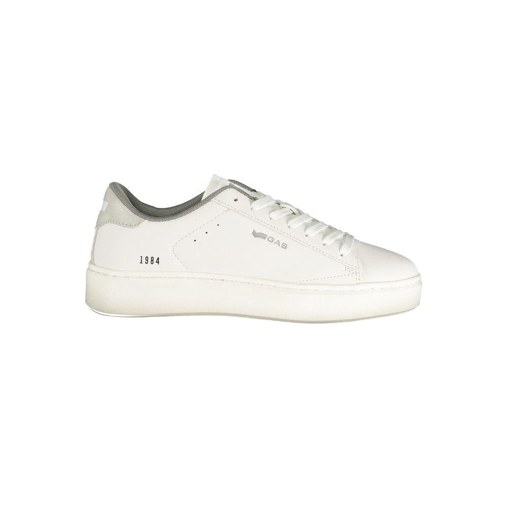 GAS Bianco Poliuretano Donna Sneaker
