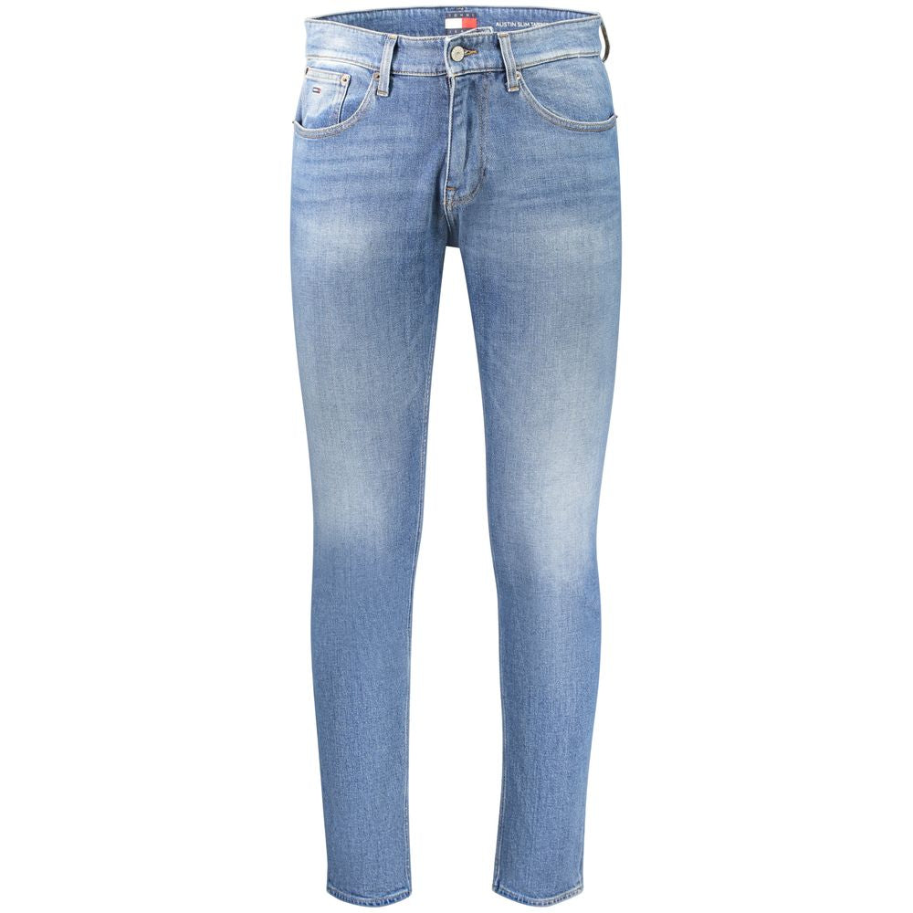 Tommy Hilfiger Blue Cotton Men's Slim Austin Tapered Jeans