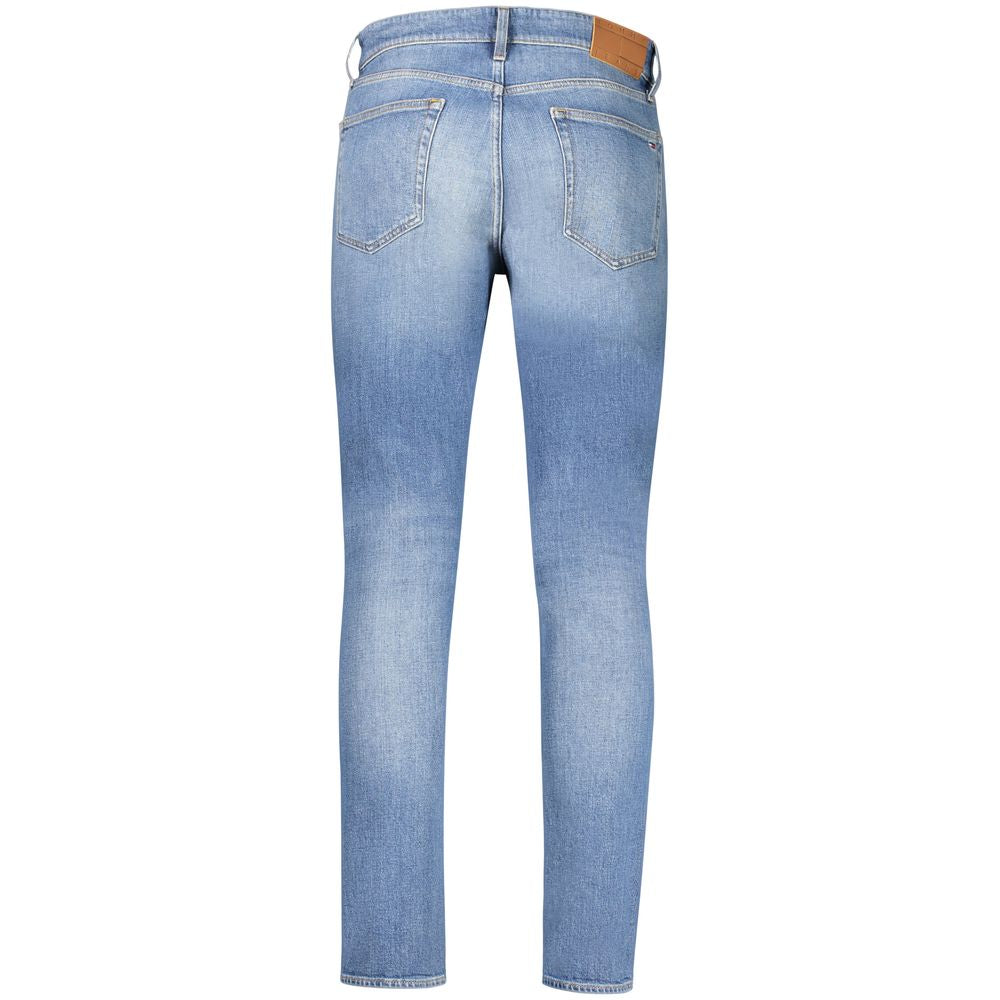 Tommy Hilfiger Blue Cotton Men's Slim Austin Tapered Jeans