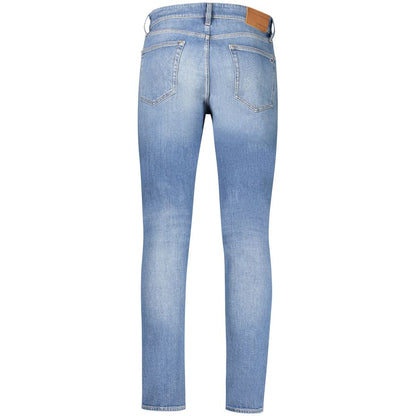 Tommy Hilfiger Blue Cotton Men's Slim Austin Tapered Jeans