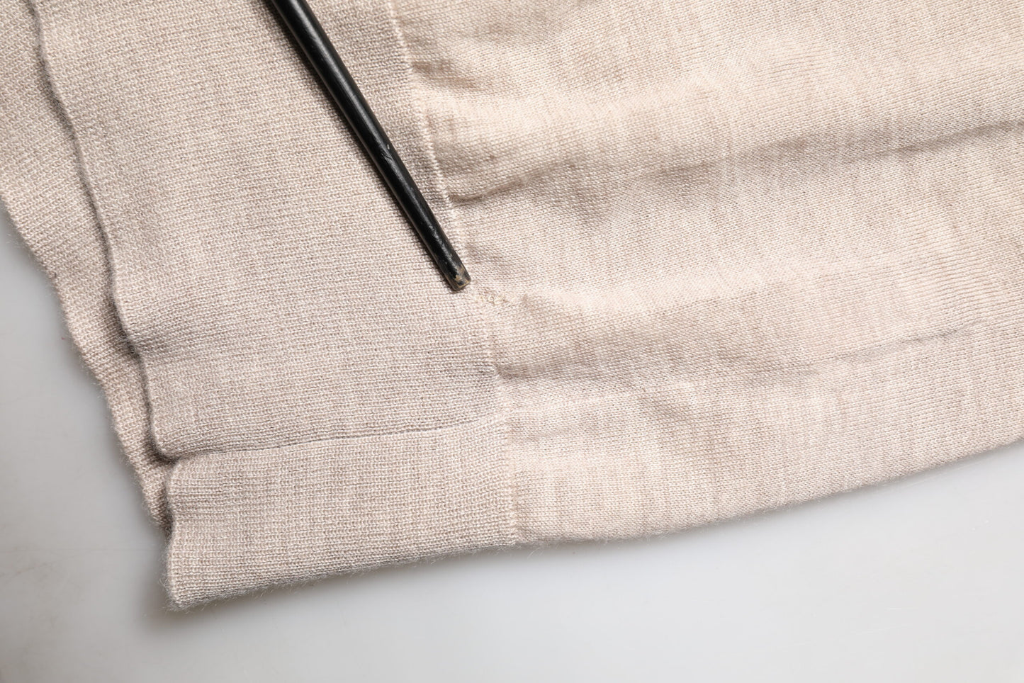 Dolce & Gabbana Beige Cashmere Collared PoloPullover  Sweater