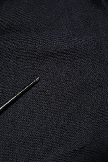 Dolce & Gabbana Black Cashmere V-Neck Men Pullover Sweater