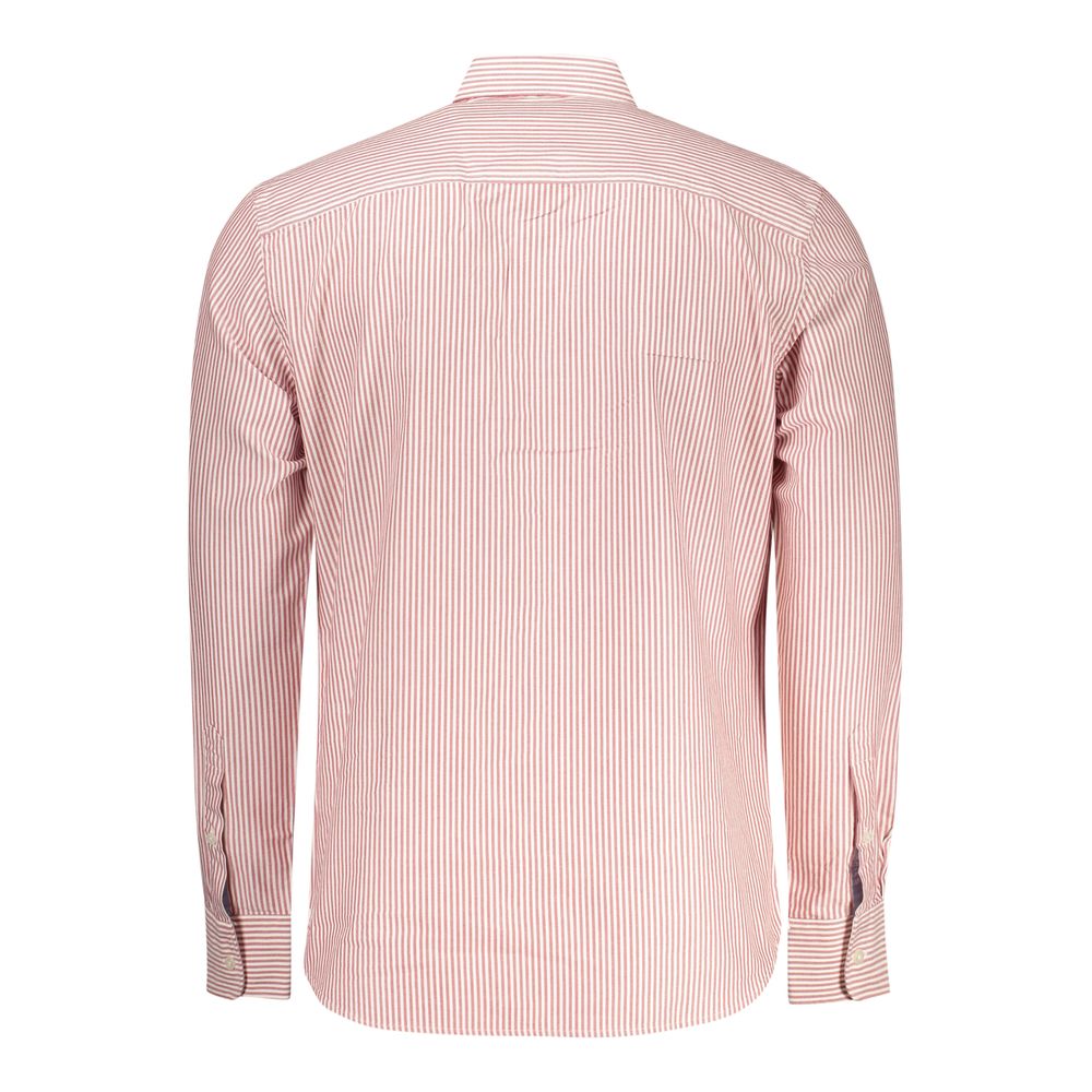 NORTH SAILS Red Striped Long-Sleeved Shirt