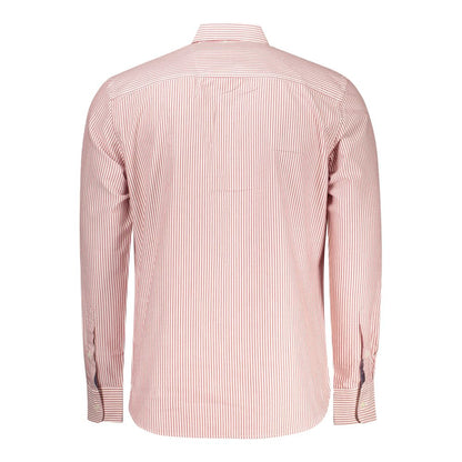 NORTH SAILS Red Striped Long-Sleeved Shirt