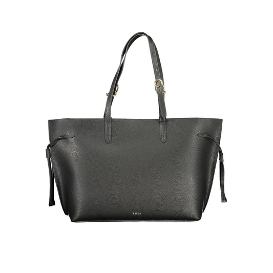 Furla Black Ava L Tote Bag - Timeless Italian Elegance