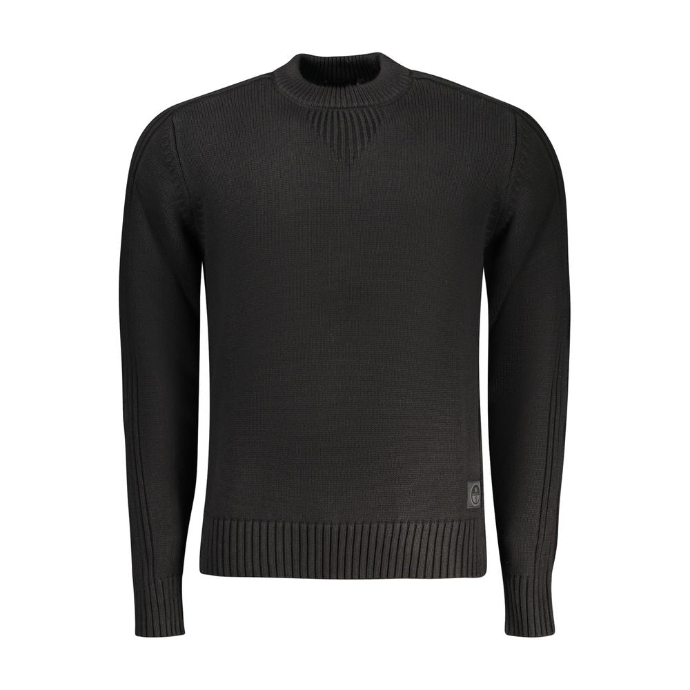 North Sails Black Cotton Crew Neck Sweater