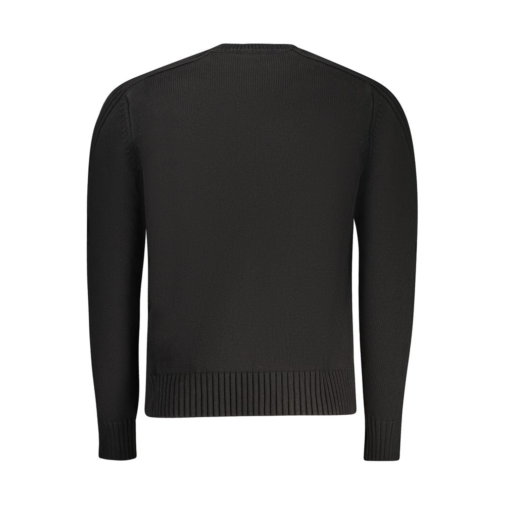 North Sails Black Cotton Crew Neck Sweater
