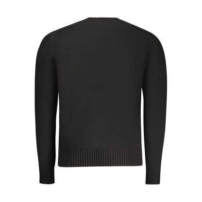 North Sails Black Cotton Crew Neck Sweater