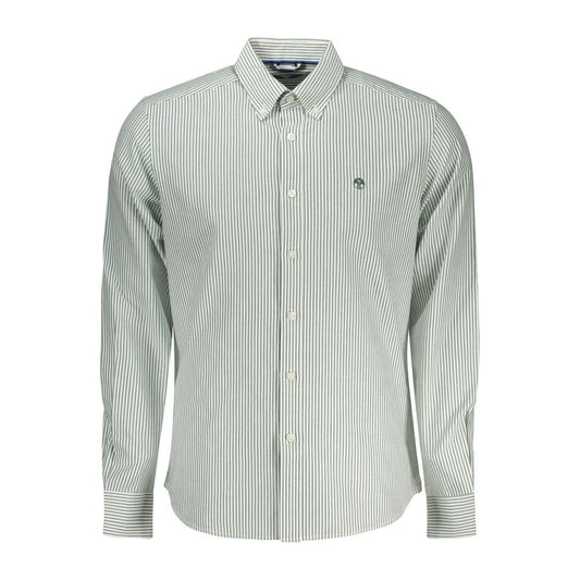NORTH SAILS Green Striped Long-Sleeved Shirt
