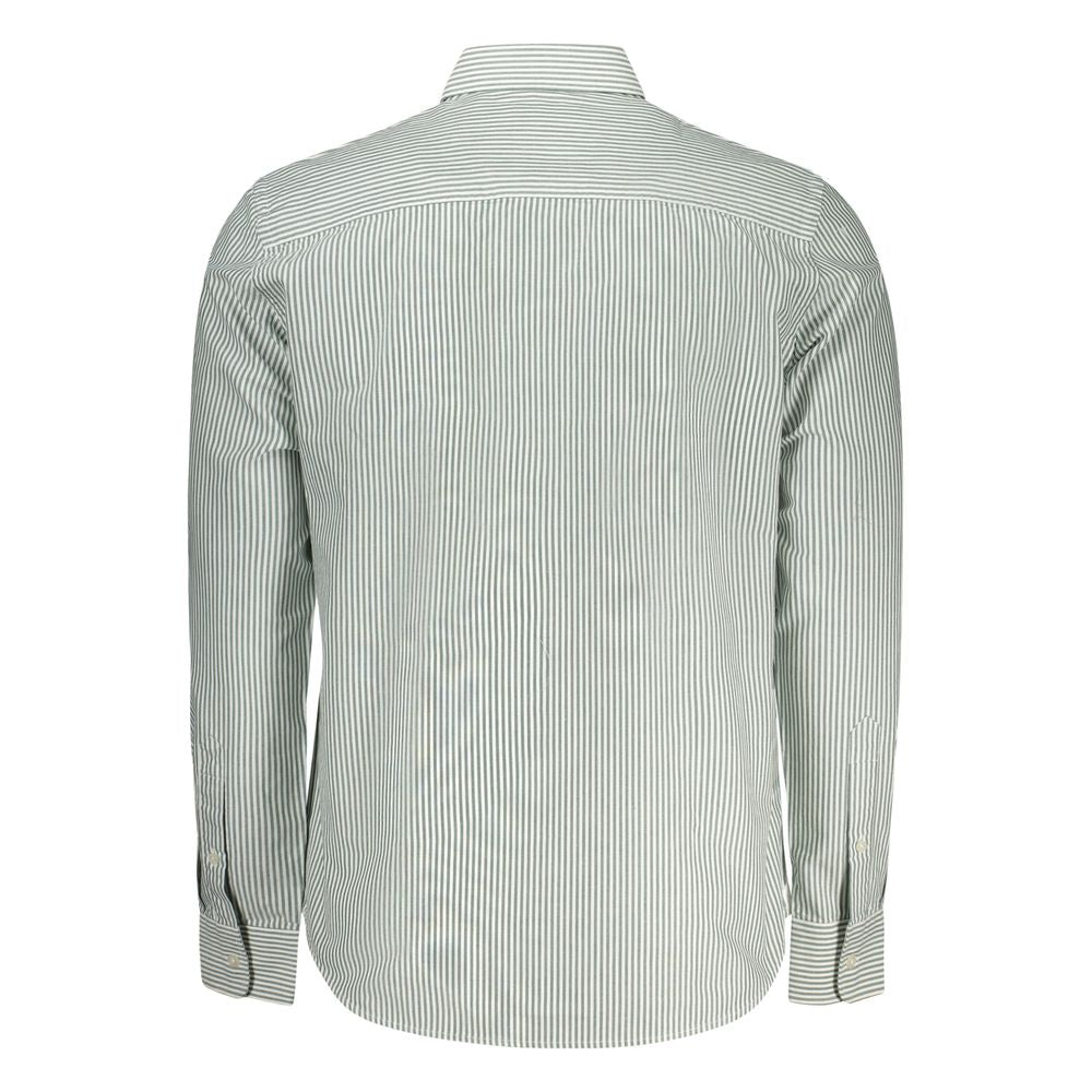 NORTH SAILS Green Striped Long-Sleeved Shirt