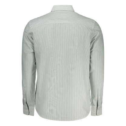 NORTH SAILS Green Striped Long-Sleeved Shirt