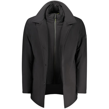 North Sails Black Tech Trench Jacket for Men