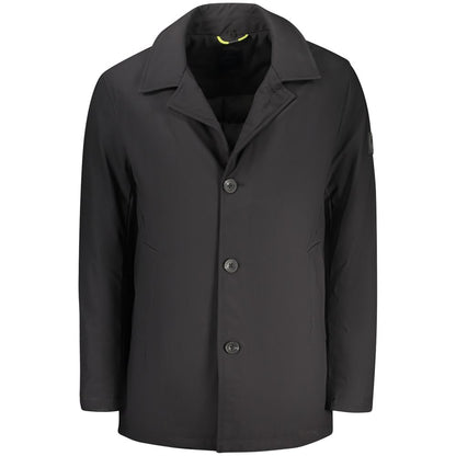 North Sails Black Tech Trench Jacket for Men