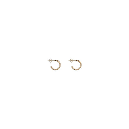 Versace Gold Brass Ring Earrings
