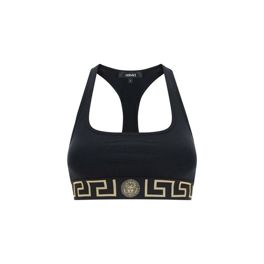Versace Black Cotton Top – Bold Elegance Redefined