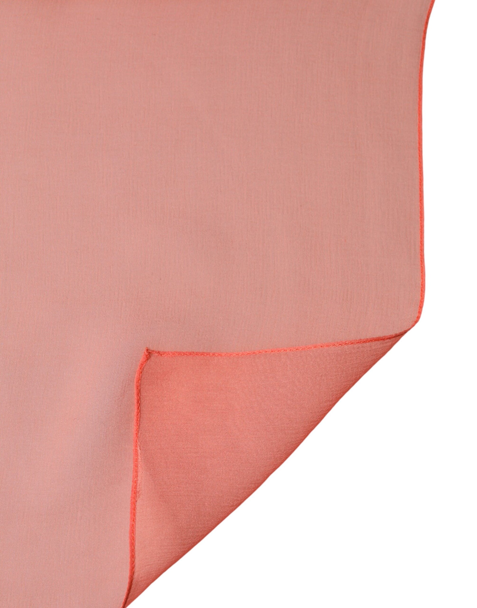Dolce & Gabbana Orange Stole Silk Neck Wrap Shawl for Men