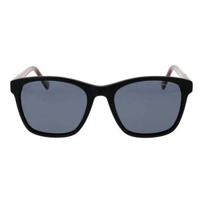 Reebok Men’s Sunglasses – Black Square Frame, Grey Polarised Lenses