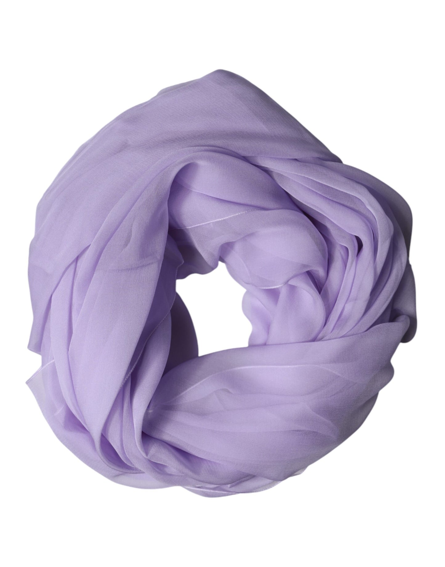 Dolce & Gabbana Purple Stole Silk Neck Wrap Shawl for Men