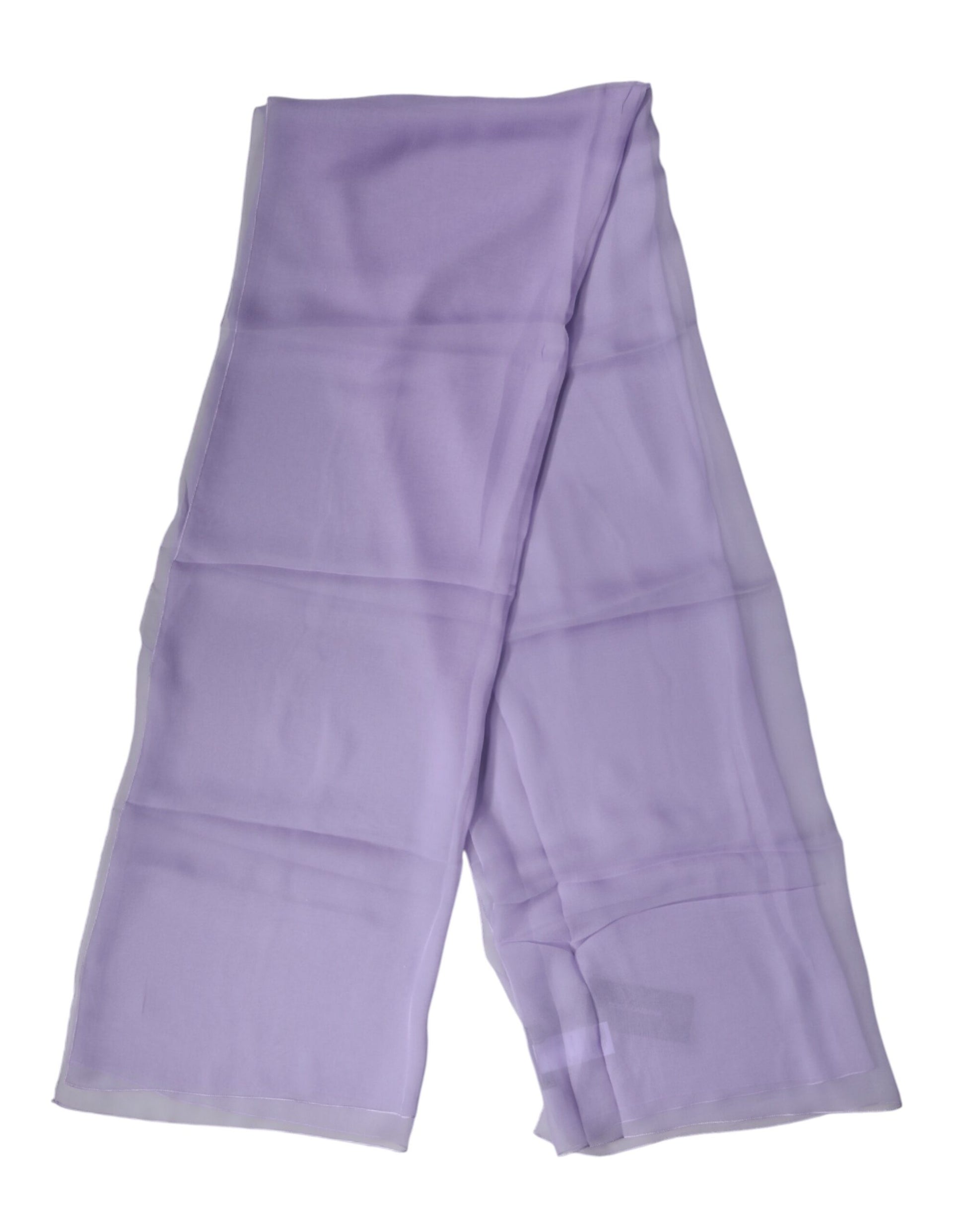 Dolce & Gabbana Purple Stole Silk Neck Wrap Shawl for Men