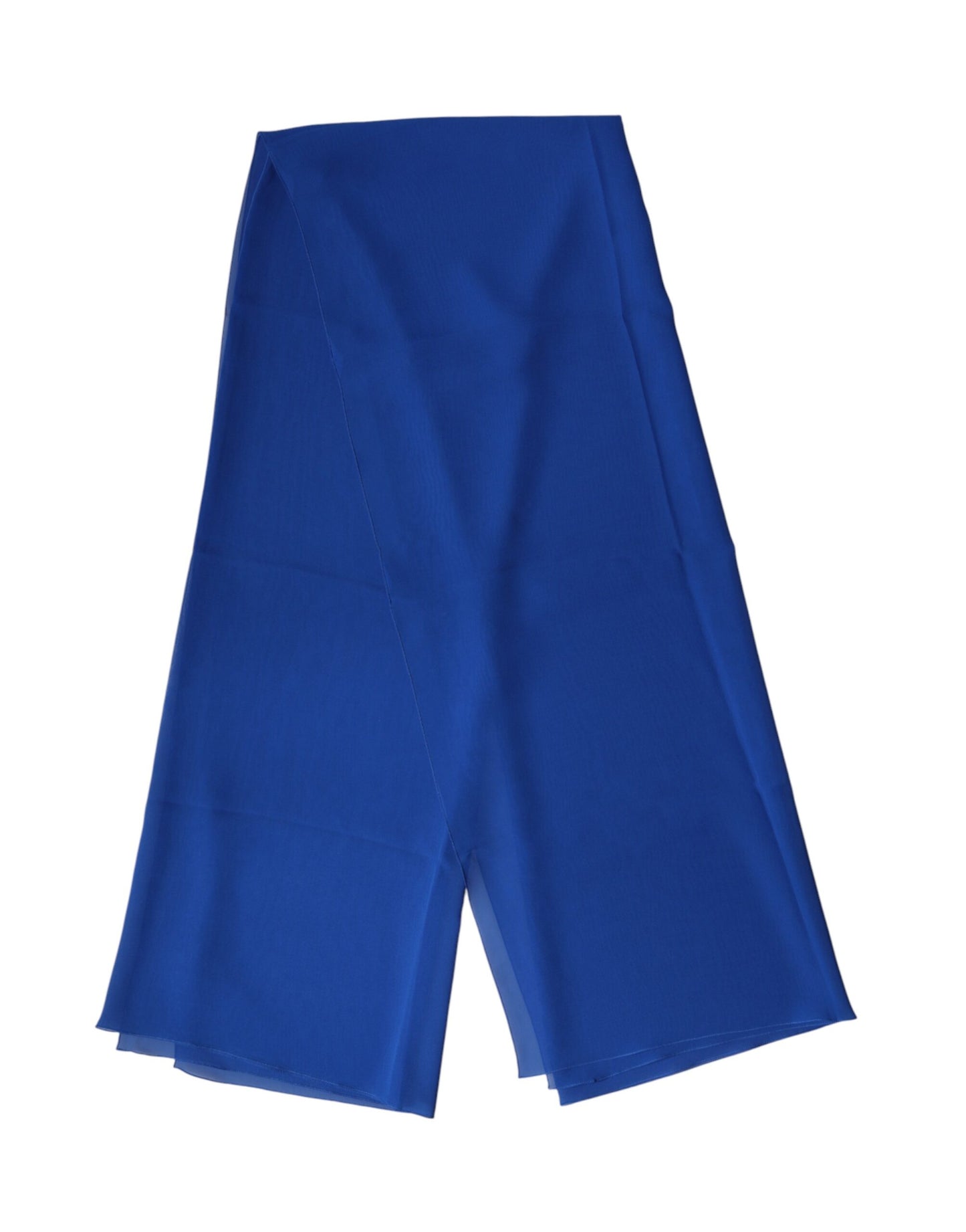 Dolce & Gabbana Blue Silk Stole - Elegant Neck Wrap and Shawl for Men