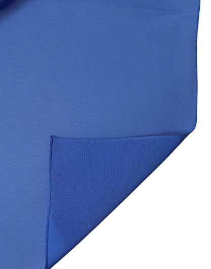 Dolce & Gabbana Blue Silk Stole - Elegant Neck Wrap and Shawl for Men