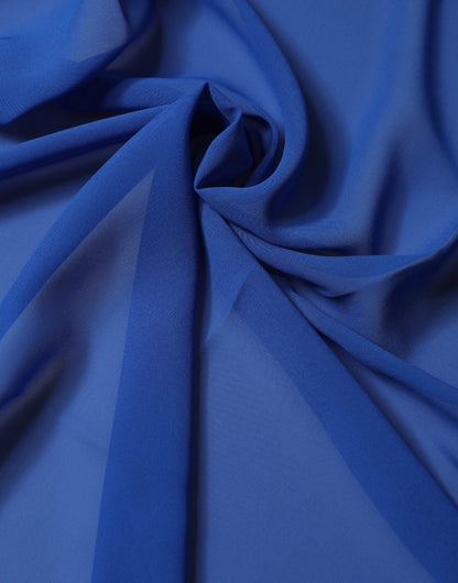 Dolce & Gabbana Blue Silk Stole - Elegant Neck Wrap and Shawl for Men