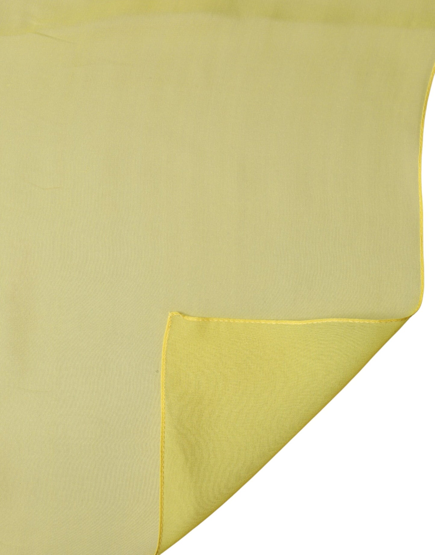 Dolce & Gabbana Yellow Silk Stole Neck Wrap Shawl for Men
