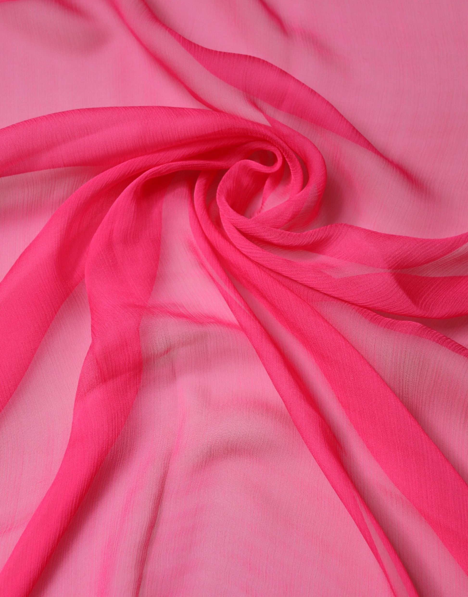 Dolce & Gabbana Pink Silk Stole Neck Wrap Shawl for Men