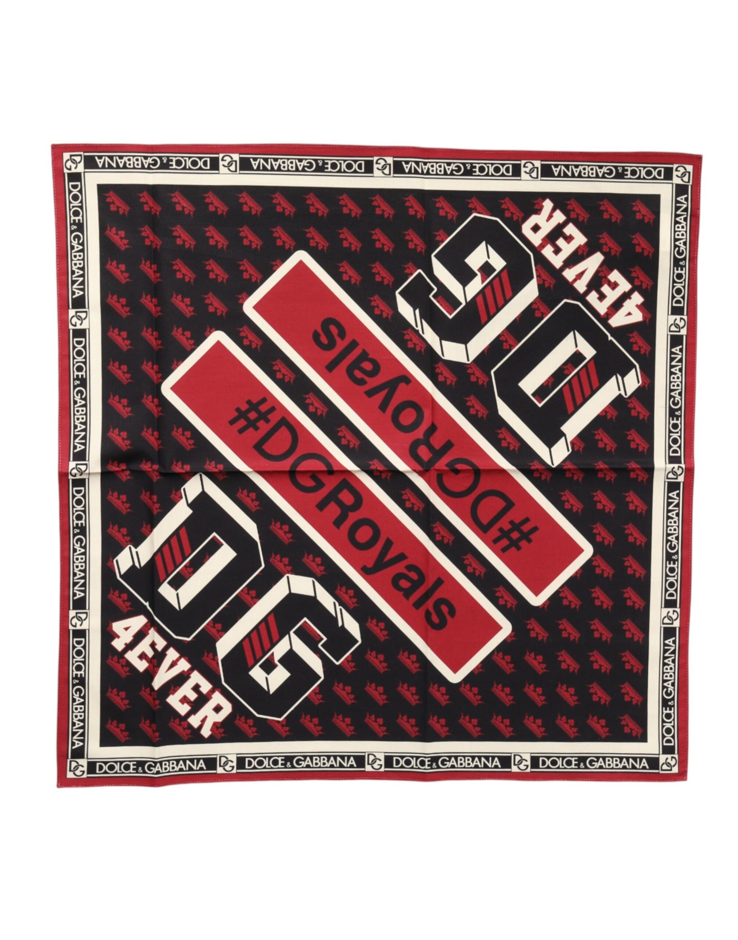 Dolce & Gabbana Multicolor #DGRoyals Square Foulard