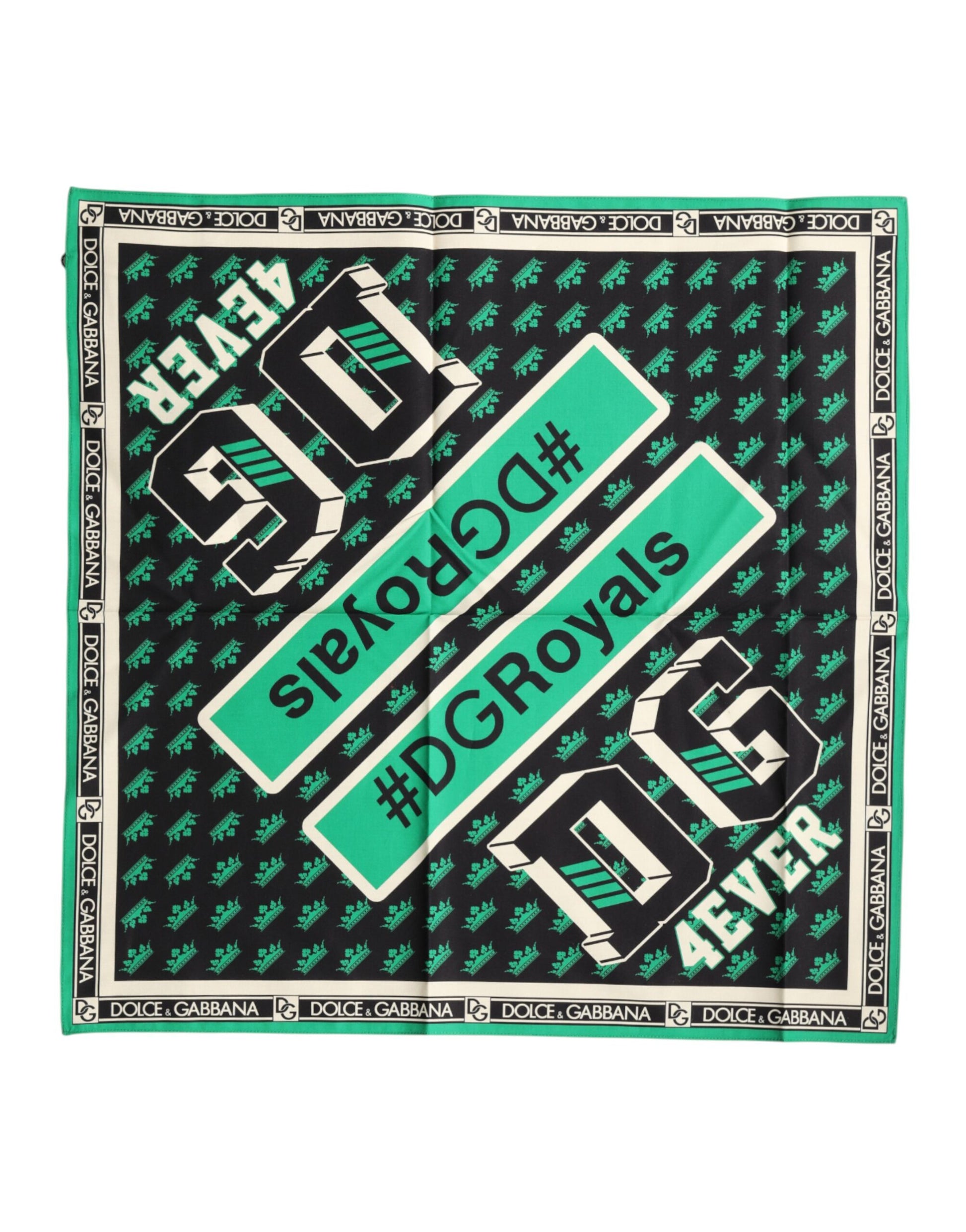 Dolce & Gabbana Multicolor #DGRoyals Square Foulard Scarf