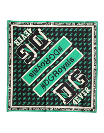 Dolce & Gabbana Multicolor #DGRoyals Square Foulard Scarf