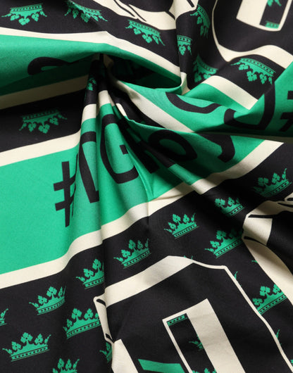 Dolce & Gabbana Multicolor #DGRoyals Square Foulard Scarf