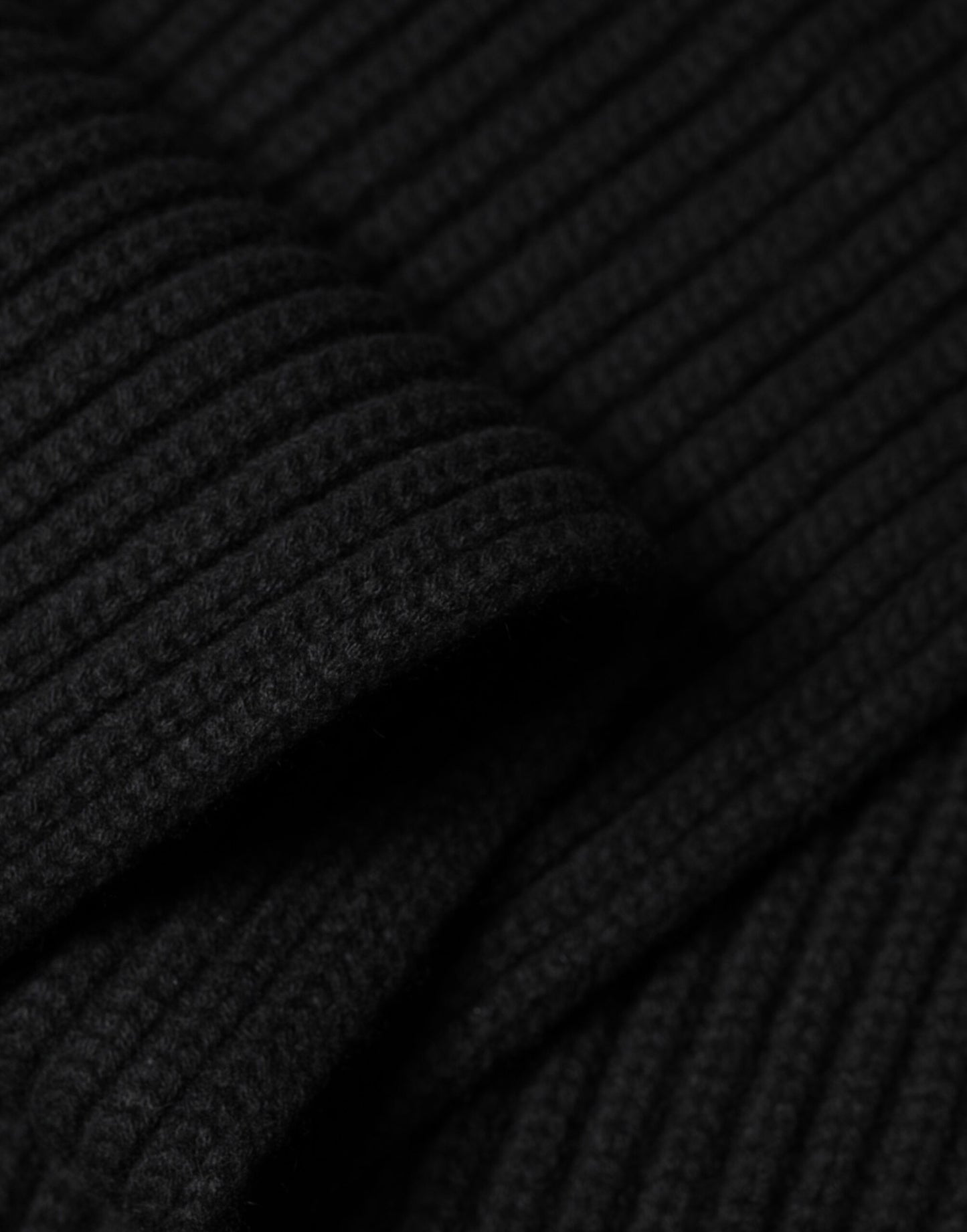 Dolce & Gabbana Black Cashmere Knit Neck Wrap Shawl Scarf