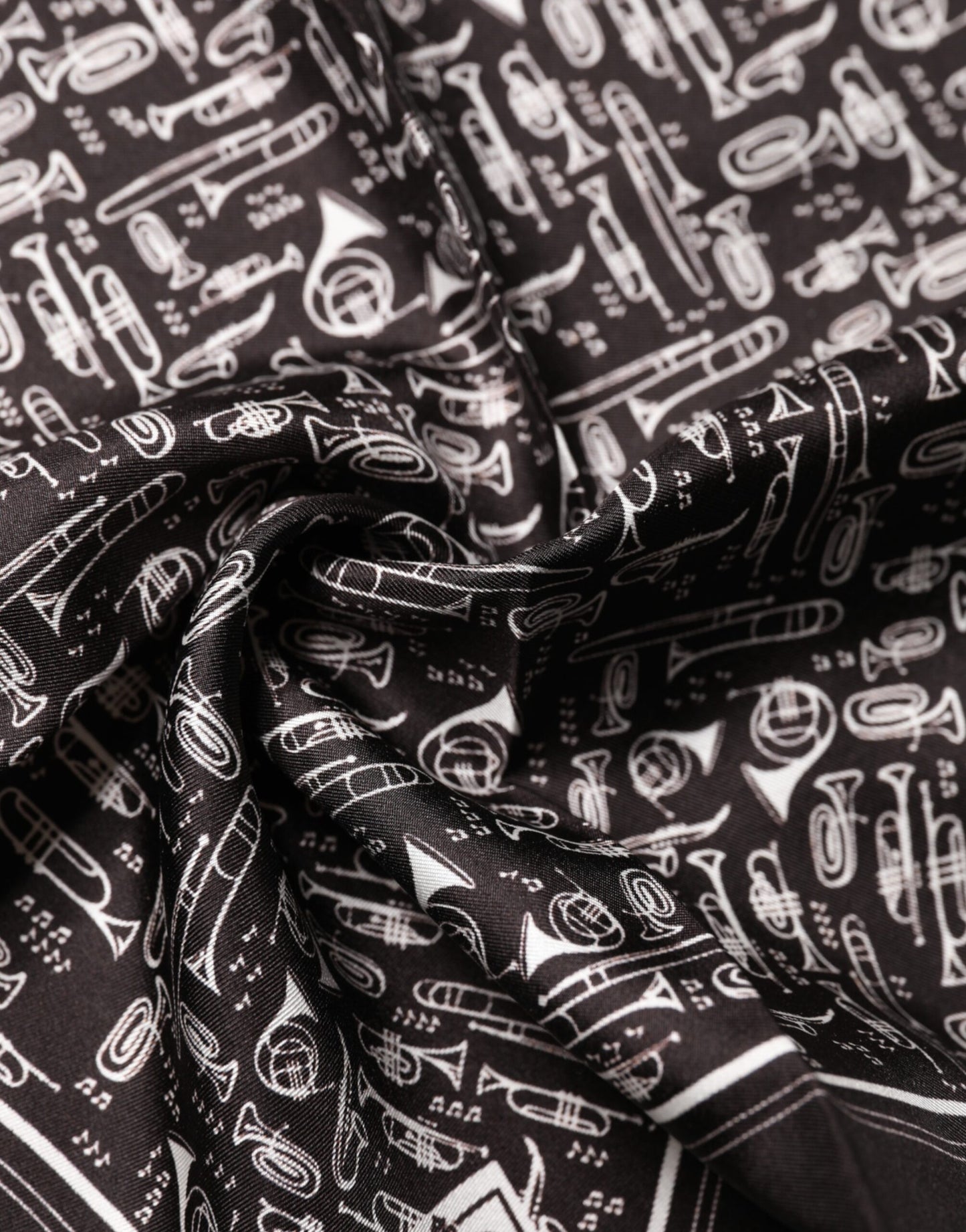 Dolce & Gabbana Brown Jazz Club Square Handkerchief for Men