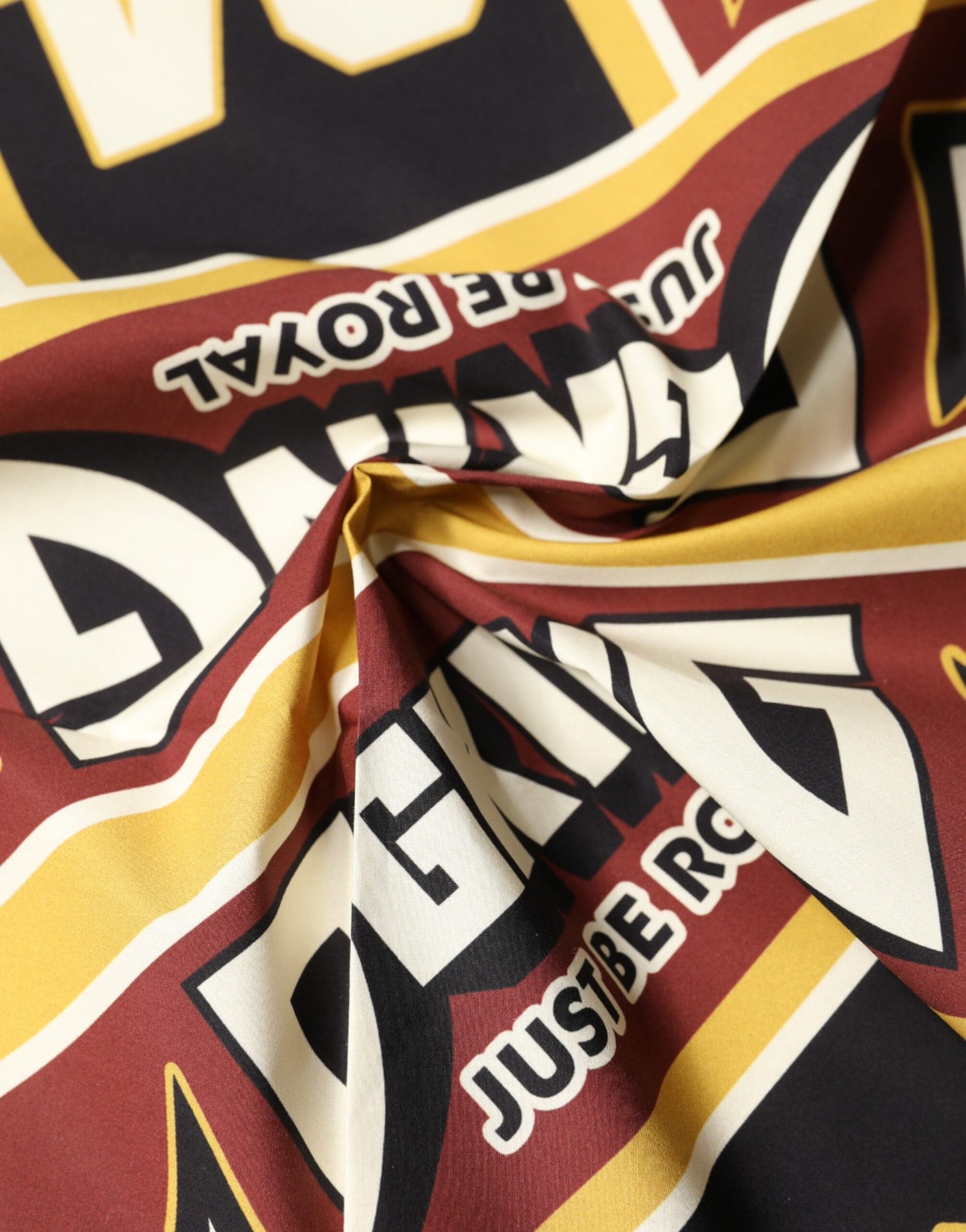 Dolce & Gabbana Multicolor DG King Square Foulard Scarf for Men
