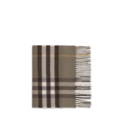 Burberry Brown Cashmere Scarf - Timeless Elegance