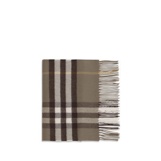 Burberry Brown Cashmere Scarf - Timeless Elegance