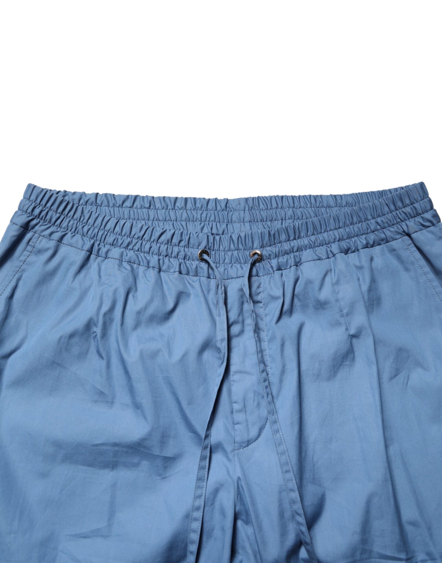 Dolce & Gabbana Blue Cotton Double Breasted 2 Piece  Suit