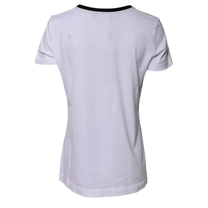 Dolce & Gabbana White Eleganza Cotton Crew Neck Tee
