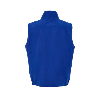 Paul & Shark Blue Polyester Sleeveless Jacket