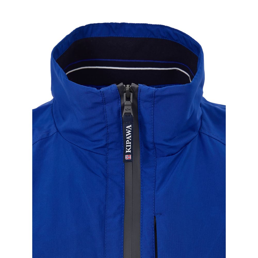 Paul & Shark Blue Polyester Sleeveless Jacket