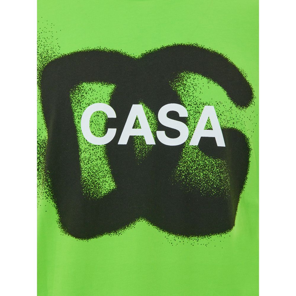 Dolce & Gabbana Neon Green Cotton Sportswear T-Shirt